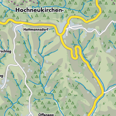 Übersichtsplan Hochneukirchen-Gschaidt