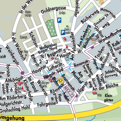Stadtplan Hochstadt