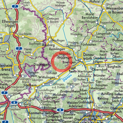 Landkarte Hochstein