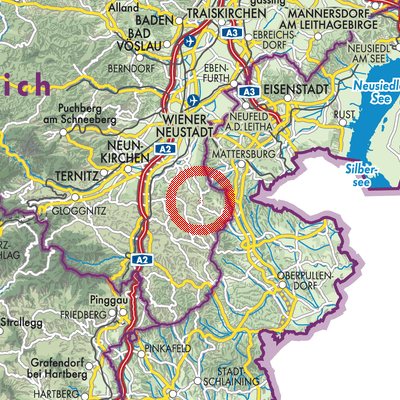 Landkarte Hochwolkersdorf