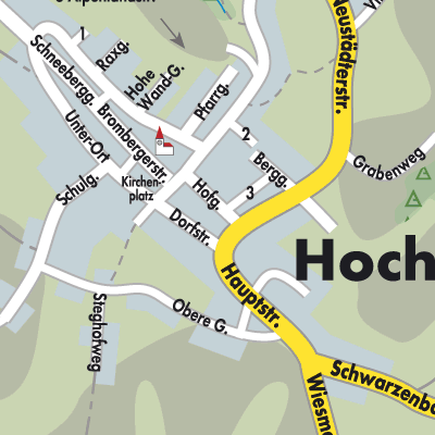 Stadtplan Hochwolkersdorf