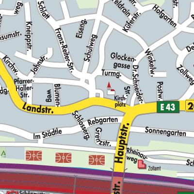 Stadtplan Höchst