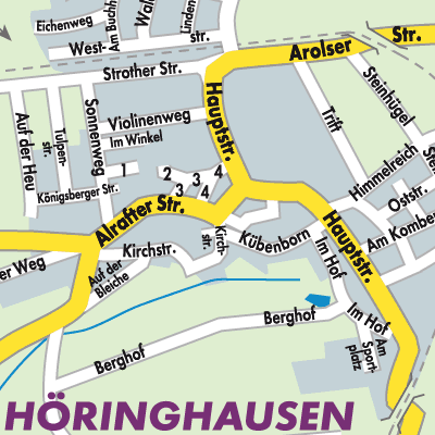 Stadtplan Höringhausen