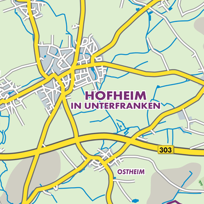 Übersichtsplan Hofheim i. UFr. (VGem)
