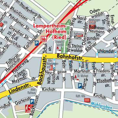 Stadtplan Hofheim