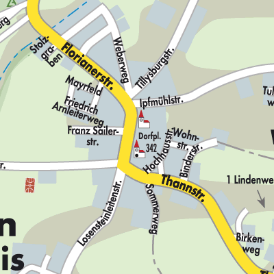Stadtplan Hofkirchen im Traunkreis