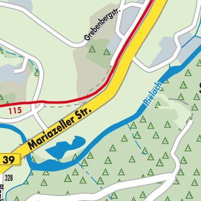 Stadtplan Hofstetten-Grünau