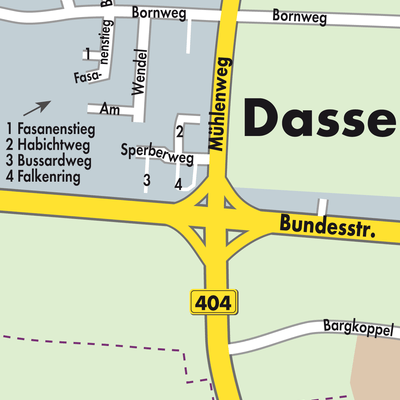 Stadtplan Hohe Elbgeest