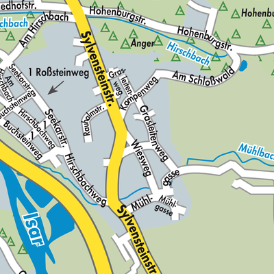 Stadtplan Hohenburg