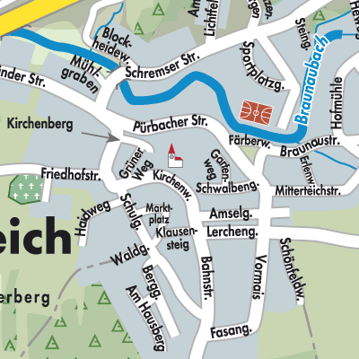 Stadtplan Hoheneich