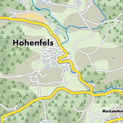 Übersichtsplan Hohenfels