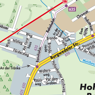 Stadtplan Hohenhorster Bauerschaft