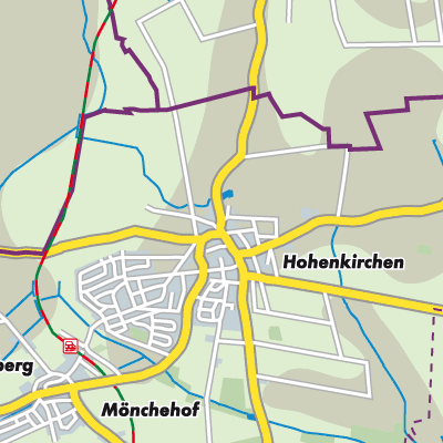Übersichtsplan Hohenkirchen