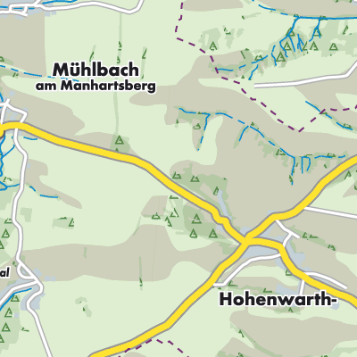 Übersichtsplan Hohenwarth-Mühlbach a.M.