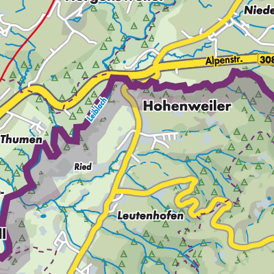 Übersichtsplan Hohenweiler
