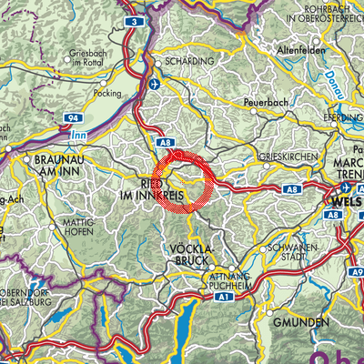 Landkarte Hohenzell