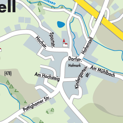 Stadtplan Hohenzell