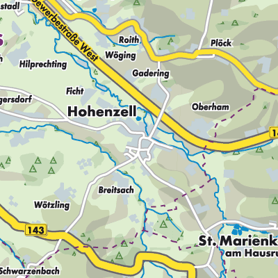 Übersichtsplan Hohenzell