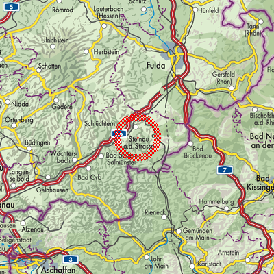Landkarte Hohenzell