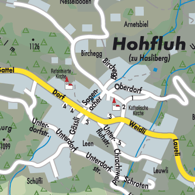 Stadtplan Hasliberg Hohfluh
