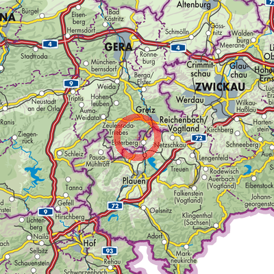 Landkarte Hohndorf