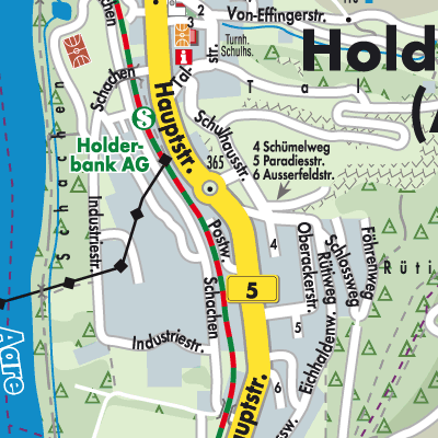 Stadtplan Holderbank