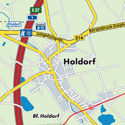 Übersichtsplan Holdorf