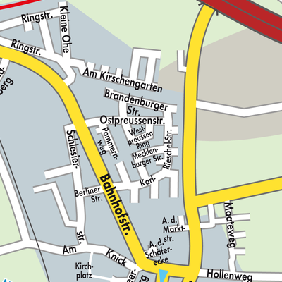 Stadtplan Holle