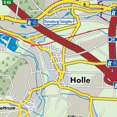 Übersichtsplan Holle
