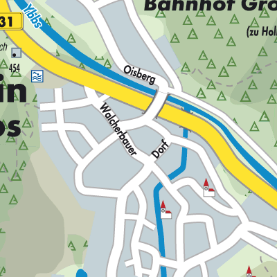 Stadtplan Hollenstein an der Ybbs