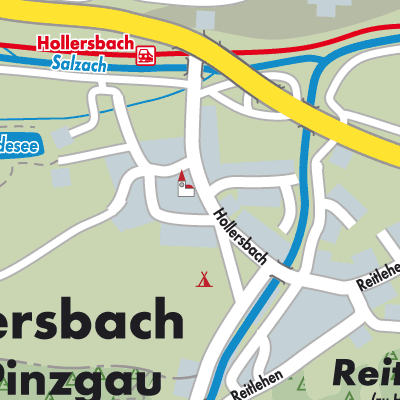 Stadtplan Hollersbach im Pinzgau