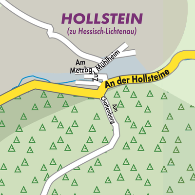 Stadtplan Hollstein