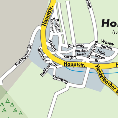 Stadtplan Holzburg