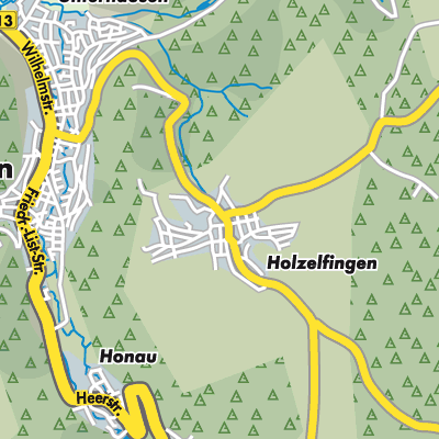 Übersichtsplan Holzelfingen