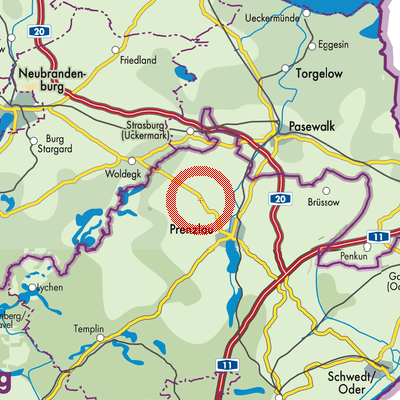 Landkarte Holzendorf