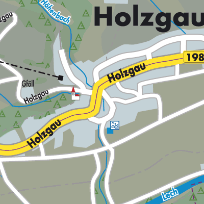 Stadtplan Holzgau