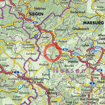 Landkarte Holzhausen