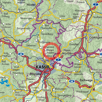 Landkarte Holzhausen