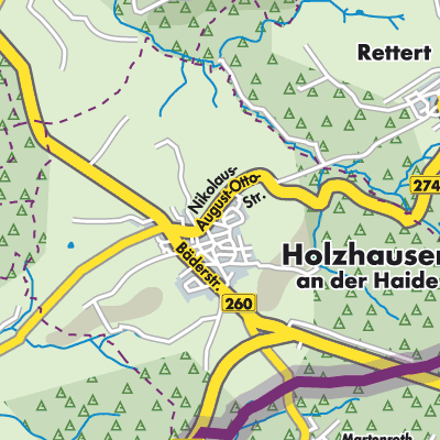 Übersichtsplan Holzhausen an der Haide