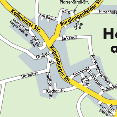 Stadtplan Holzheim am Forst