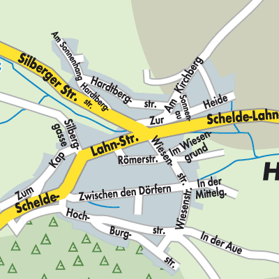 Stadtplan Hommertshausen
