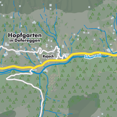 Übersichtsplan Hopfgarten in Defereggen