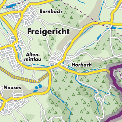 Übersichtsplan Horbach