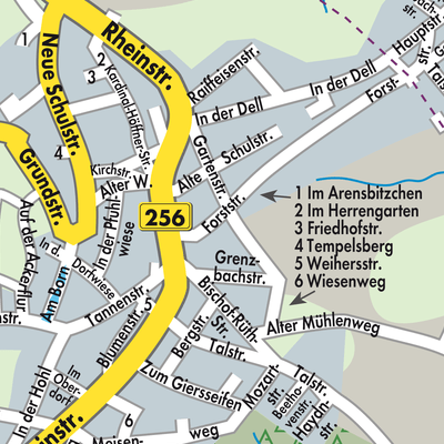 Stadtplan Horhausen (Westerwald)