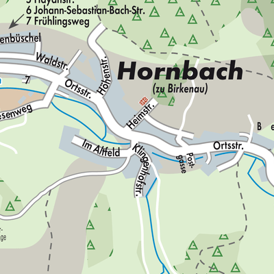 Stadtplan Hornbach