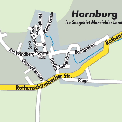Stadtplan Hornburg