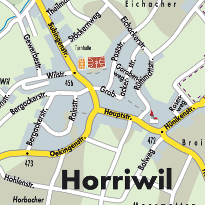 Stadtplan Horriwil