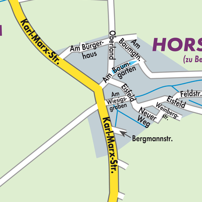 Stadtplan Horschlitt