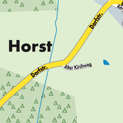 Stadtplan Horst