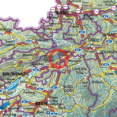 Landkarte Hubersdorf